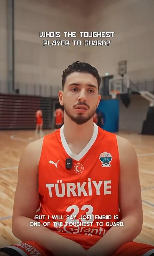 华体会hth体育-申京：NBA中恩比德最难防守；我状态好时在NBA无人可挡